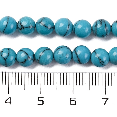 Synthetic Turquoise Beads Strands G-L605-G01-01A-1