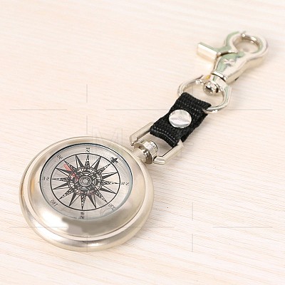 Alloy Compass Key Ring WACH-I0018-04-1