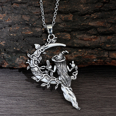 Tibetan Style Zinc Alloy Pendant Necklaces for Women FS-WGBD114-02-1