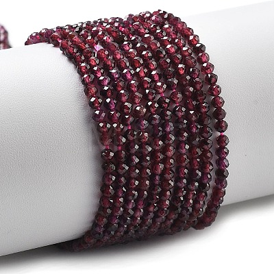 Natural Garnet Beads Strands G-H079-A01-02B-1