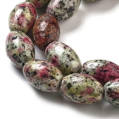 Natural Ruby in Zoisite Beads Strands G-B106-B12-01-1