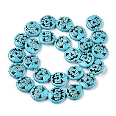 Synthetic Turquoise Beads Strands UNKW-T001-A10-02-1