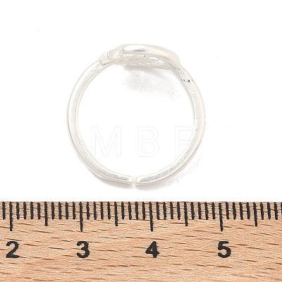 Brass Cuff Open Rings RJEW-C157-04MS-1