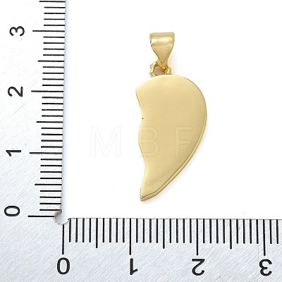 Brass Micro Pave Cubic Zirconia Pendants KK-M319-25G-01-1