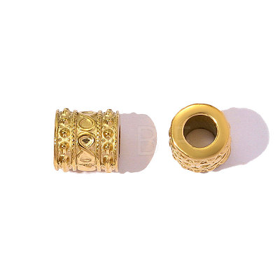 Column 304 Stainless Steel European Beads STAS-OY007-72G-1