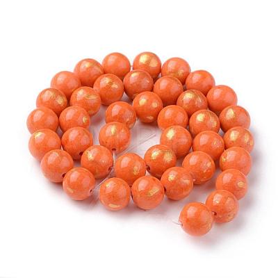 Natural Mashan Jade Beads Strands G-F670-A05-10mm-1