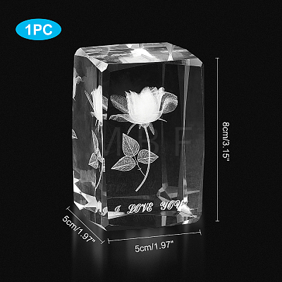 Transparent Glass Display Decorations DJEW-WH0010-40-1