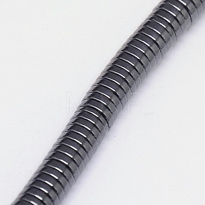 Non-magnetic Synthetic Hematite Beads Strands G-J164A-4mm-02-1