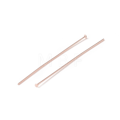Brass Flat Head Pins KK-WH0058-03D-RG-1