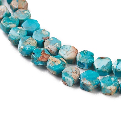 Synthetic Imperial Jasper Beads Strands G-K336-03A-1