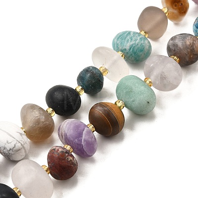 Natural Mixed Gemstone Beads Strands G-H312-A01-A-1