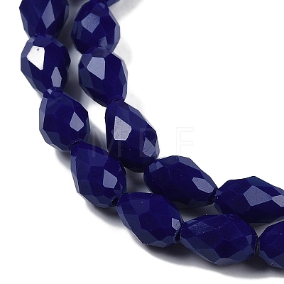 Opaque Solid Color Beads Strands EGLA-N013-P4mm-D03-1