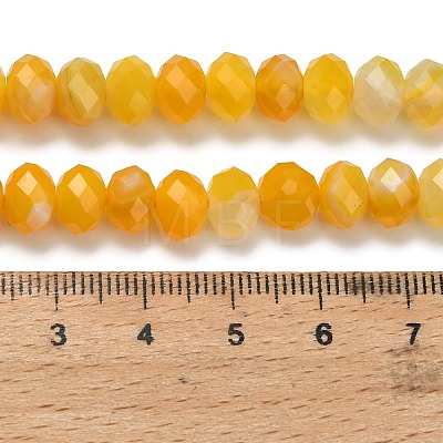 Natural Banded Agate Beads Strands G-Z111-A01-02-1
