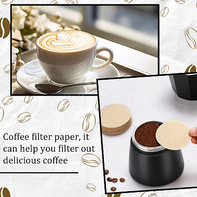 100Pcs Paper Coffee Filters FIND-WH0423-58A-1