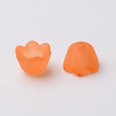 Transparent Acrylic Beads Caps X-PL543-3-1