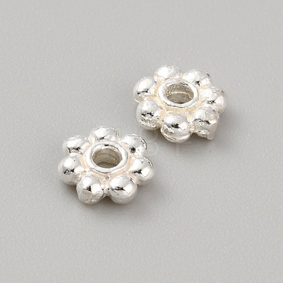 925 Sterling Silver Spacer Beads STER-WH0016-13C-1