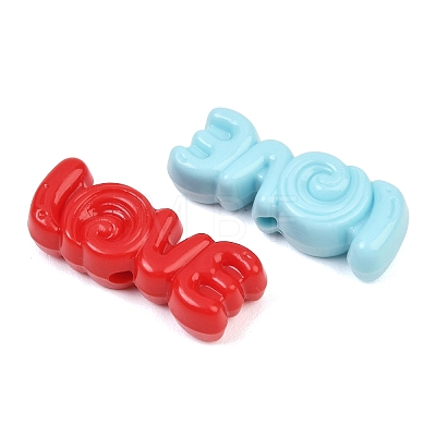 Opaque Acrylic Beads AC-CBAA064-02-1