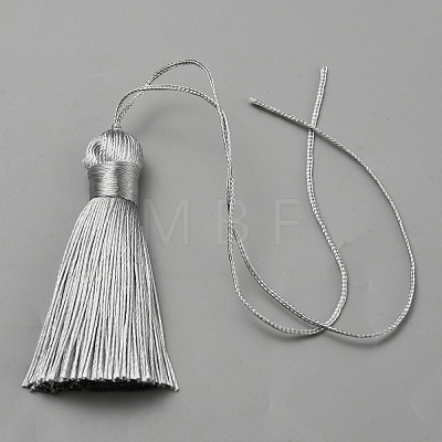 Polyester Big Pendants Decorations HJEW-WH0042-101F-1