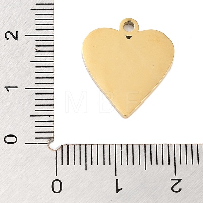 Ion Plating(IP) 304 Stainless Steel Enamel Pendants STAS-Z078-23G-1