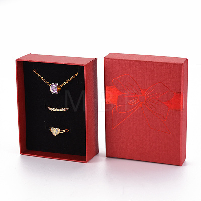 Cardboard Necklaces or Bracelets Boxes CBOX-T003-02D-1