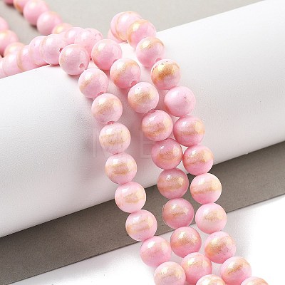 Natural Mashan Jade Beads Strands G-A255-A01-01B-1