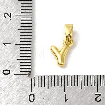 Rack Plating Brass Charms KK-C053-04G-Y-1