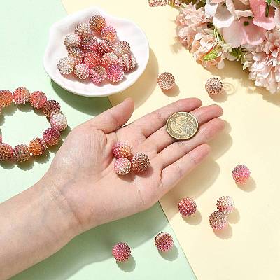 40Pcs Imitation Pearl Acrylic Beads OACR-FS0002-89A-19-1