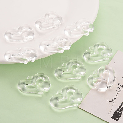 Transparent Acrylic Beads TACR-S154-57B-205-1