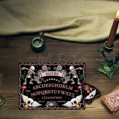 Pendulum Dowsing Divination Board Set DJEW-WH0324-033-1