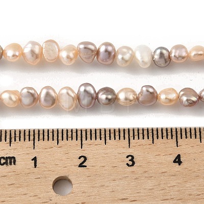 Natural Cultured Freshwater Pearl Beads Strands PEAR-A006-02F-1