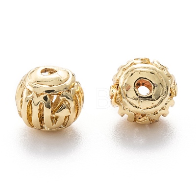 Alloy Hollow Beads PALLOY-P238-04G-RS-1