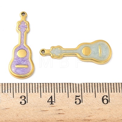304 Stainless Steel Enamel Pendants STAS-K306-32G-1