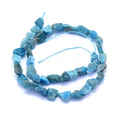 Raw Rough Natural Apatite Beads Strands G-I279-B09-1