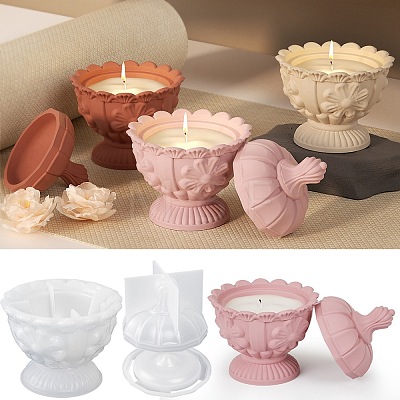 DIY Candle Cup Silicone Molds DIY-Q037-05-1