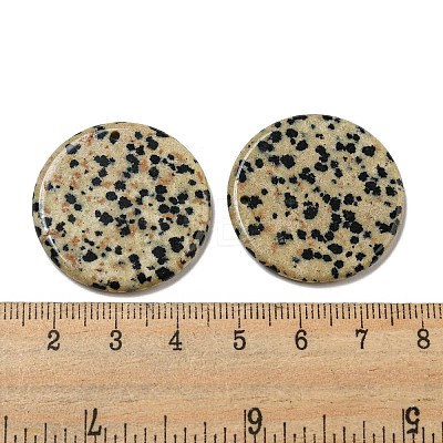 Natural Dalmatian Jasper Pendants G-B071-01K-1