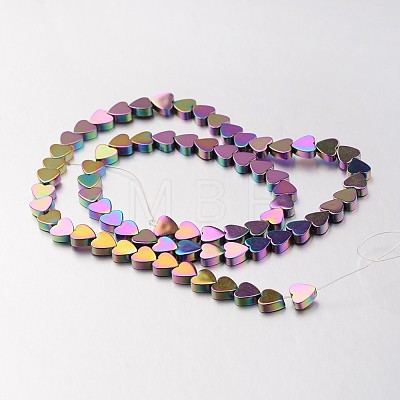 Electroplate Non-magnetic Synthetic Hematite Bead Strands G-F300-23B-02-1