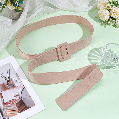 1Pc Cloth Waist Belts with Alloy Buckles for Coat AJEW-GF0015-07A-1