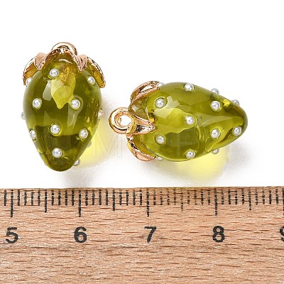 Resin Pendants FIND-C096-01G-01-1