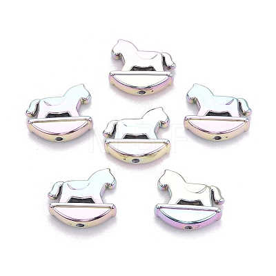 UV Plating Opaque Acrylic Beads OACR-Q198-07-1
