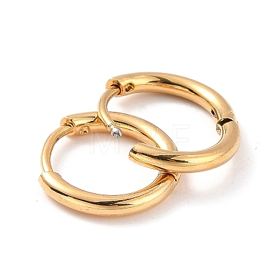 PVD Vacuum Plating 304 Stainless Steel Huggie Hoop Earrings for Women LS-EJEW-F280-07A-G-1