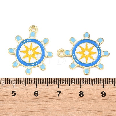 Alloy Enamel Pendants FIND-E057-01A-1