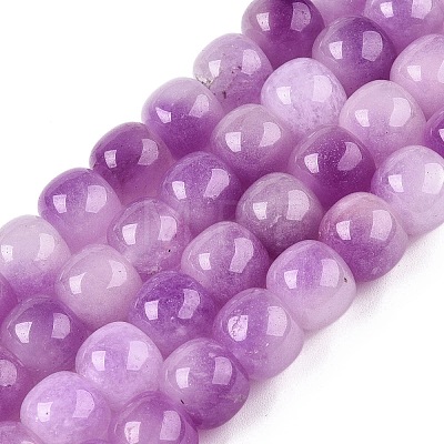 Dyed Natural White Jade Beads Strands G-T138-D03-1