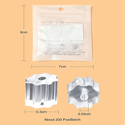 Plastic Full-covered Ear Nuts KY-YW0001-31-1