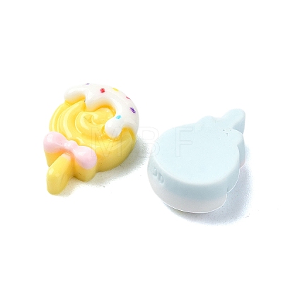 Macaron Color Opaque Resin Decoden Cabochons X-CRES-Q221-01C-1