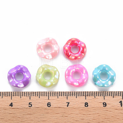 Opaque Acrylic Beads X-TACR-S153-33I-1