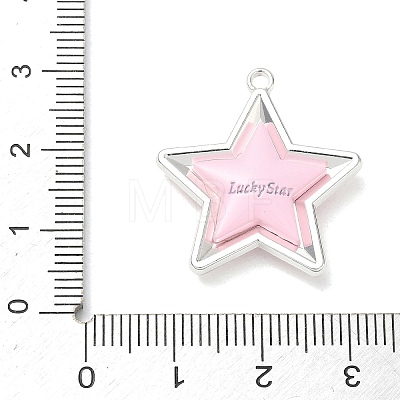 Spray Painted Alloy Pendants AL-CBA5B8E-14P-03-1