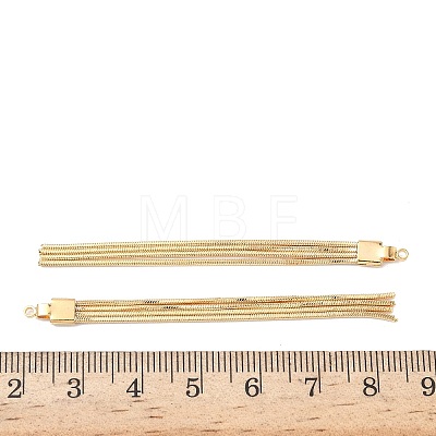 Brass Tassel Pendants KK-L254-10G-1
