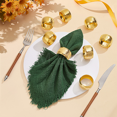 100Pcs Column Iron Napkin Rings AJEW-GO0004-82B-1