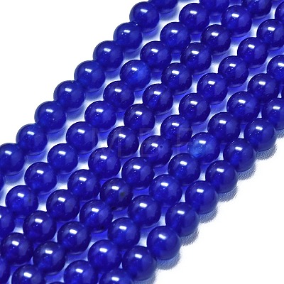 Natural Malaysia Jade Beads Strands G-L645-C01-4mm-18-1