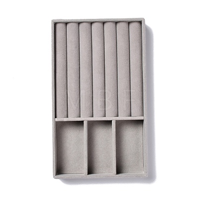 3-Grid Rectangle Velvet Jewelry Trays LS-ODIS-O005-01A-1
